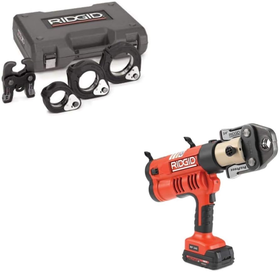 Ridgid 43358 RP Battery Press Tool Kit 