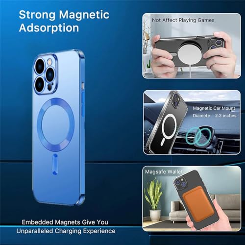 Coque iPhone 16 Pro Max transparente silicone aimantée or - 7