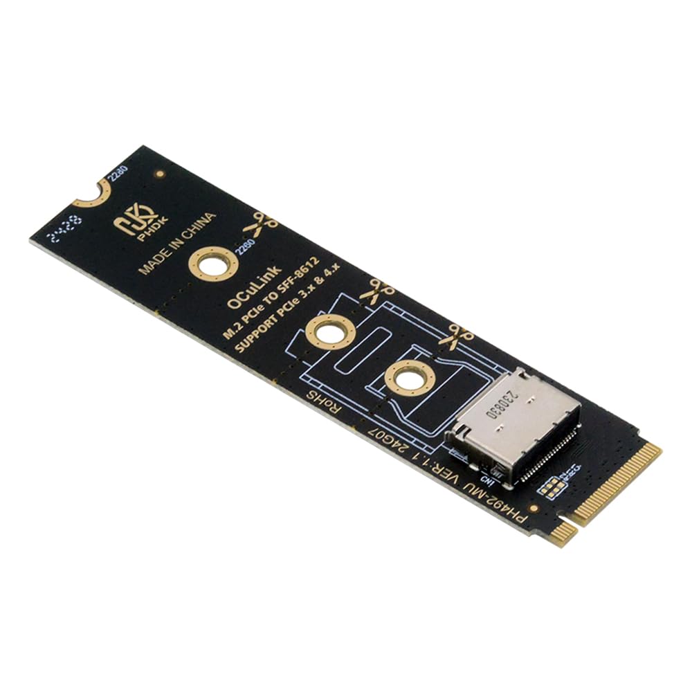 Amazon.com: NFHK 2280 PCI-E4.0 M.2 M-Key to Oculink SFF-8612 SFF