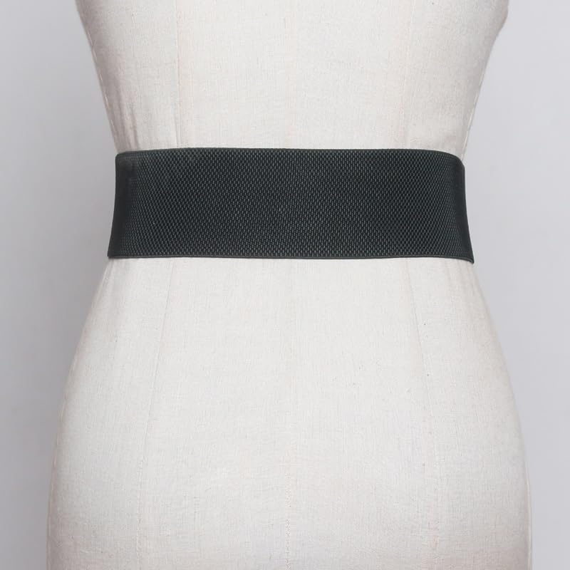 Elastic elastic waist seal women wide decorative long shirt sweater dress belt waist4