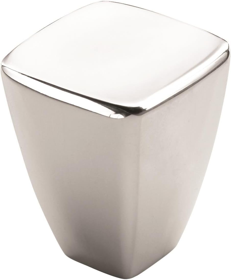 Amerock | Cabinet Knob | Polished Chrome | 7/8 inch (22 mm) Length | Creased Bow | 1 Pack | Drawer Knob | Cabinet Hardware