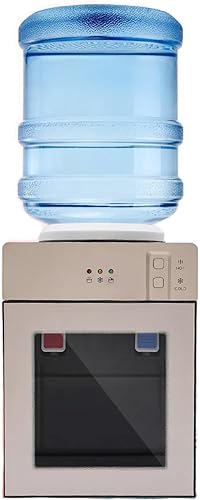 Miniatura 10 de Dispensador de enfriador de agua de carga superior de 5 galones, máquina eléctrica para bebidas frías y calientes, dispensador de agua para encimera
