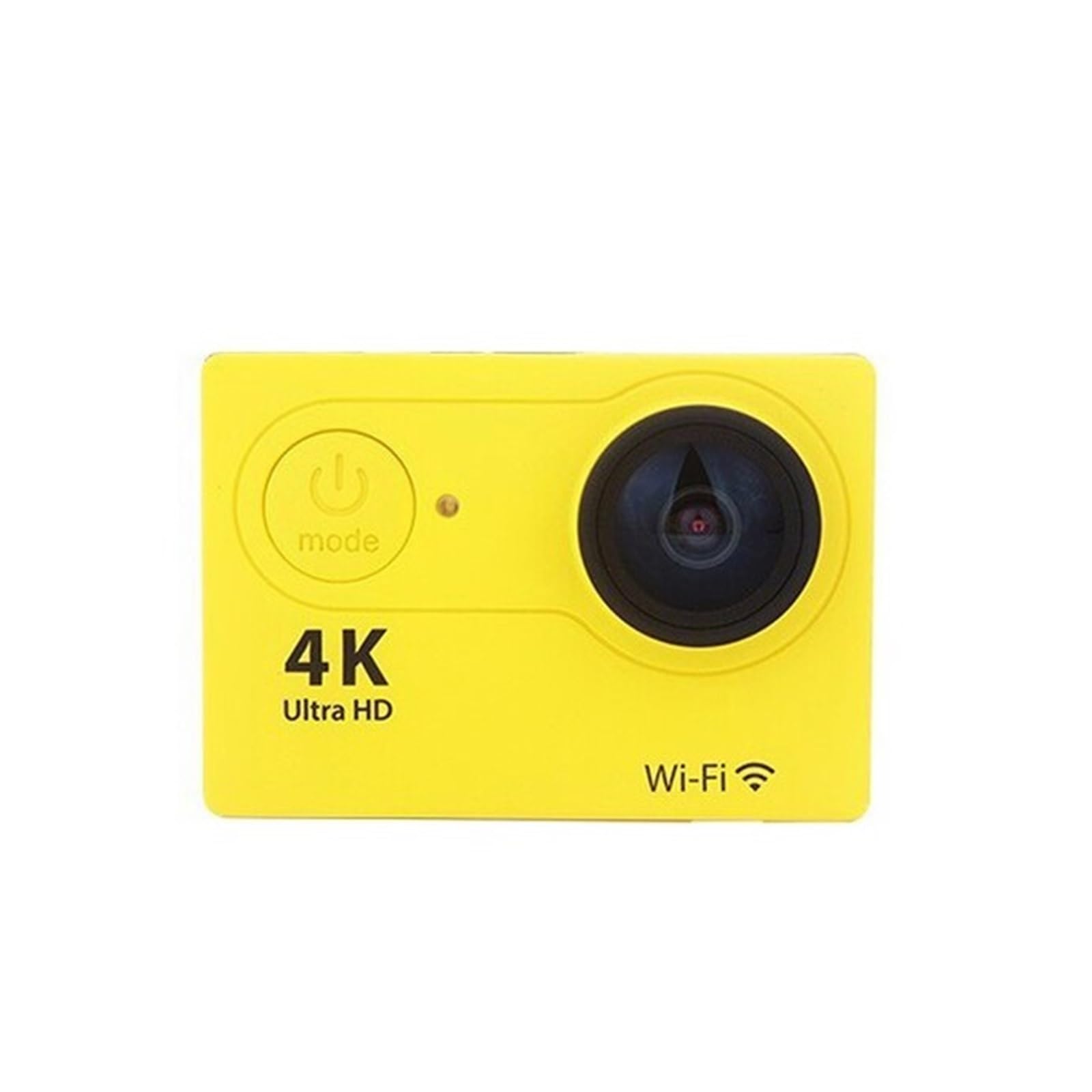 WiFi 4K/30fps 2in 170D Waterproof Helmet Motorcycle Sports Action Camera | Records outdoor sports, travel, riding, helmet and action video with portable wide-angle camera functions(Yellow)-image-34