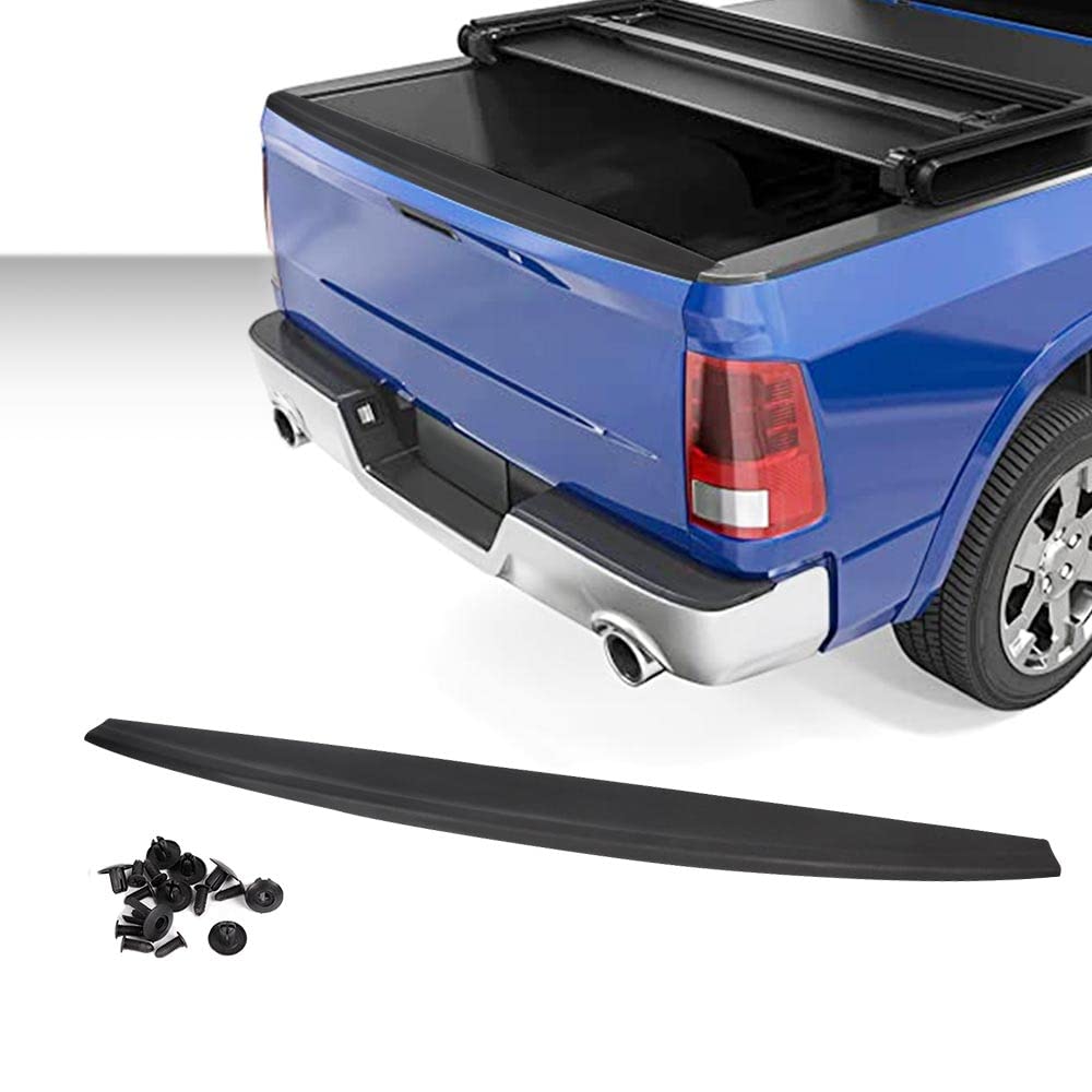 G-PLUS Tailgate Protector Spoiler Top Cap Molding Cover Compatible for 2009-2018 Dodge Ram 1500 2500 3500 62.32" Length Short Bed