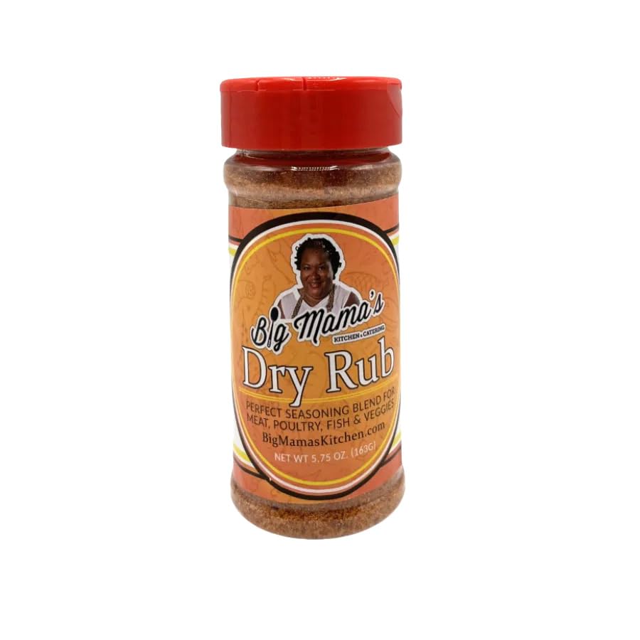 Big Mama's Dry Rub  Fabricado en Nebraska EE. UU.  Botella de 5.75 onzas  1 paquete