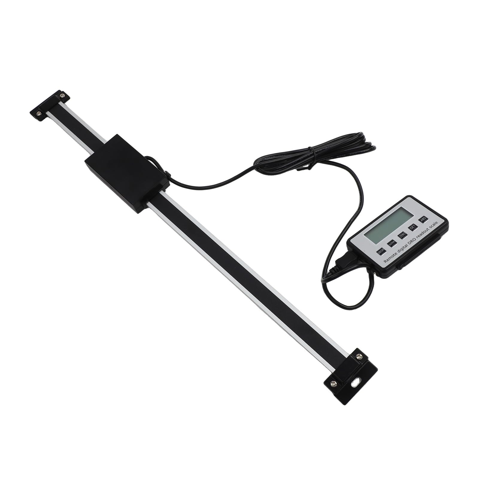 For DRO Remote Digital Readout Linear Scale External Display 0-300mm Range 0.01mm Accuracy with LCD Screen for Tours and Machines-Tools, Black