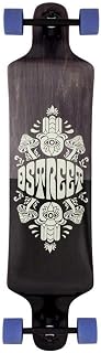 D-Street DSTREET Drop Down Tripout Skateboard Unisex Adult, Grey (Grey), 40 x 9.25