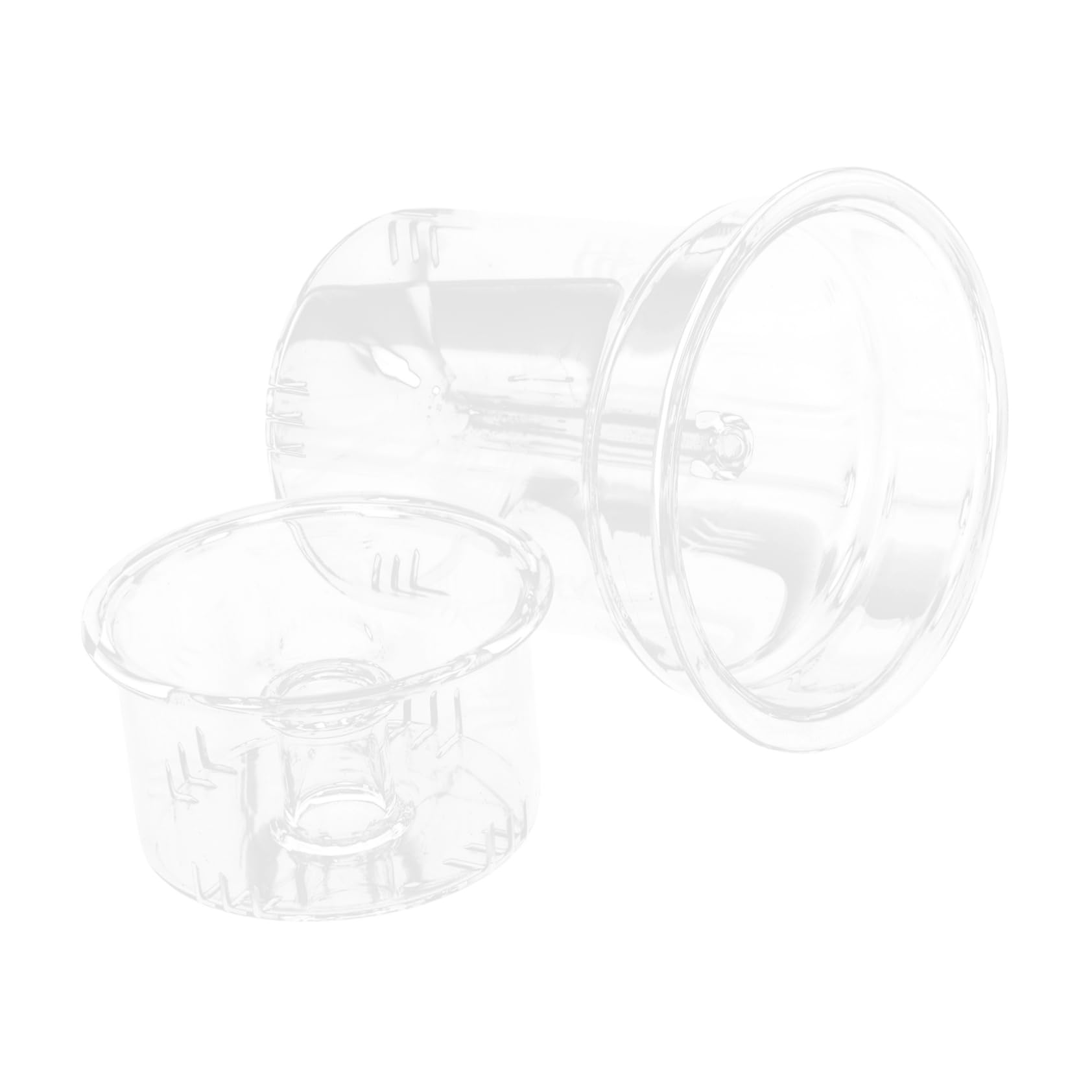 CATIEBYE 2pcs Glass Tea Infuser Teapot Strainer Fine Filtration System for Brewing Loose Leaf Tea Elegant Design for Smooth Enjoyment and Daily Use
