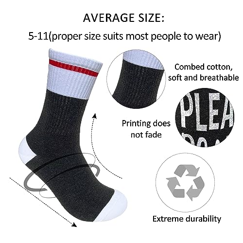 Image of Please Do Not Disturb Papa is Resting His Eyes Socks, Gift for Best Dad, Novelty Gift for Thanksgiving Christmas Birthday Father's Day, 1 Pair-10