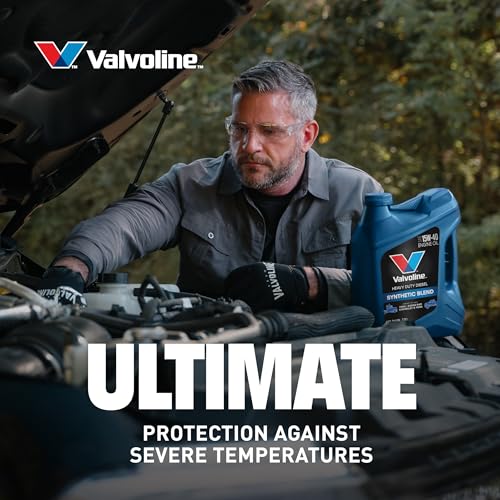 Image of Valvoline Heavy Duty Synthetic Blend 15W-40 Diesel Engine Oil 1 GA, Case of 3