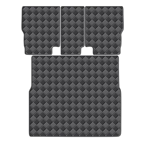 WDYOYS Cargo Mat & Backrest Mats for 2023-2025 Land Rover|Range Rover Sport Accessories, All Weather Waterproof Rear Cargo Liner Rear Trunk Liner Back Seat Cover Protector