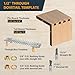 POWERTEC 12 Inch Dovetail Jig with Templates, Router Bits, and Guide Bushing - For Cutting Half-Blind & Through Dovetails, Box Joints, and Dados On Woodworking & DIY Projects (72069)