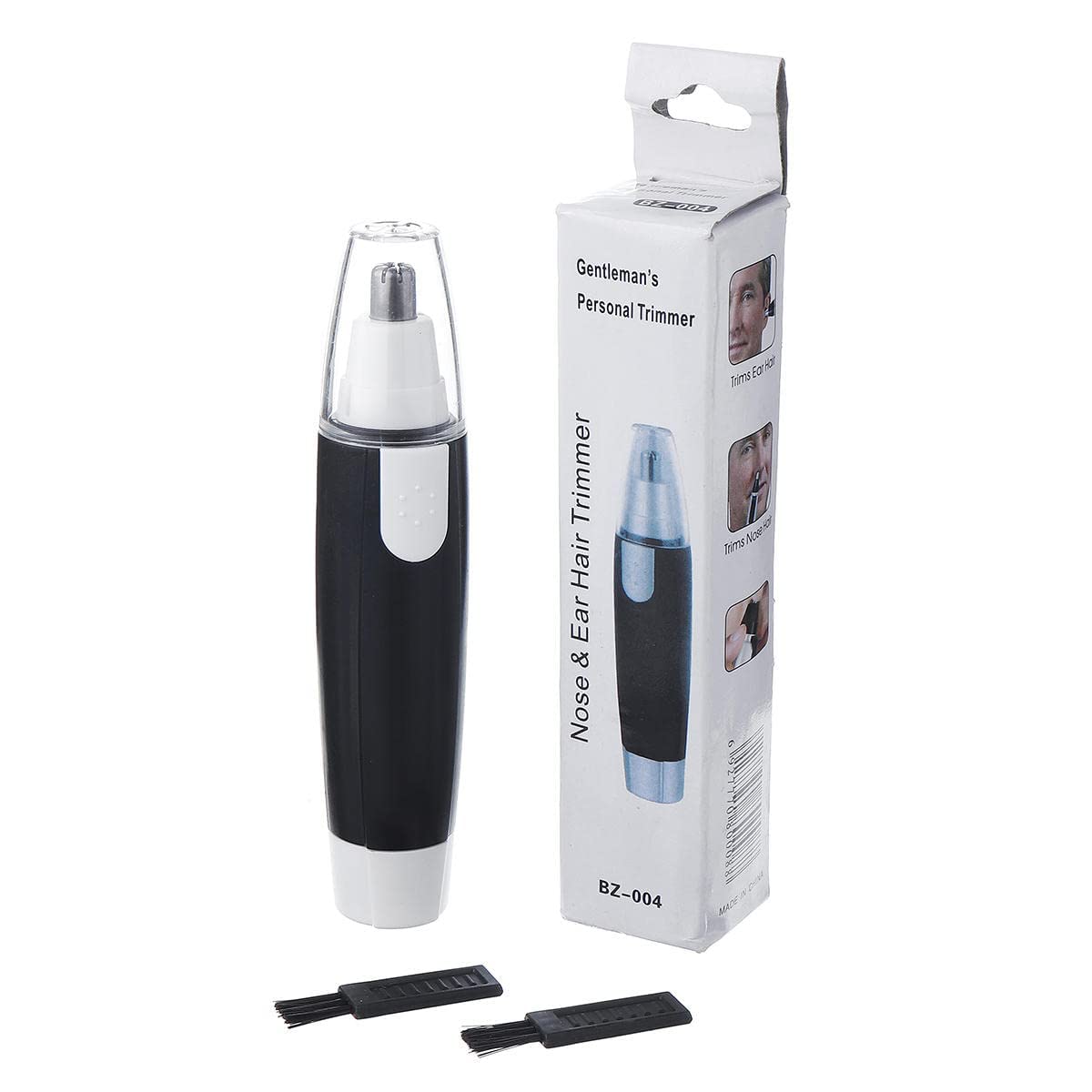 AP & ZP Unisex Sharp New Ear and Nose Hair Trimmer Professional Heavy Duty Steel Nose Clipper Battery-Operated