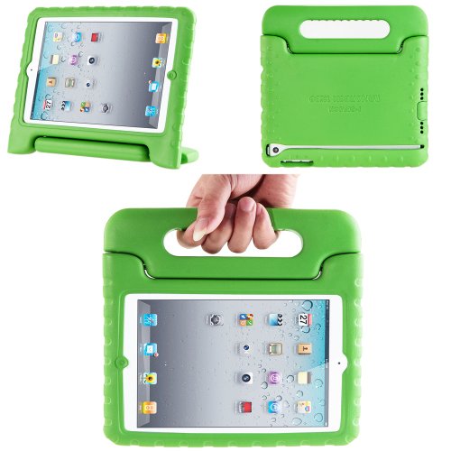 iPad Mini Case, i-Blason ArmorBox Kido Series for Apple iPad Mini 3, iPad Mini, iPad Mini with Retina Display Light Weight Super Protection Convertible Stand Cover Case for Kids Friendly (Green)
