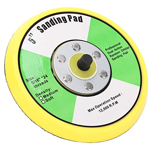 5 Sander Sanding Pad Universal-Schleifscheibe zum Polieren von Schleifscheiben zum Polieren von pneumatischen Sander-Puffer Polierscheibe 125mm