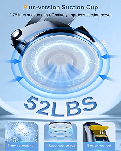 Humixx Phone Mount For Car 【Plus-Version Suction Cup】 Universal Hands-Free Suction Cell Phone Holder For Car Dashboard Air Vent Car Phone Holder Mount For Samsung Iphone 13 14 Plus Pro Max #TOP1