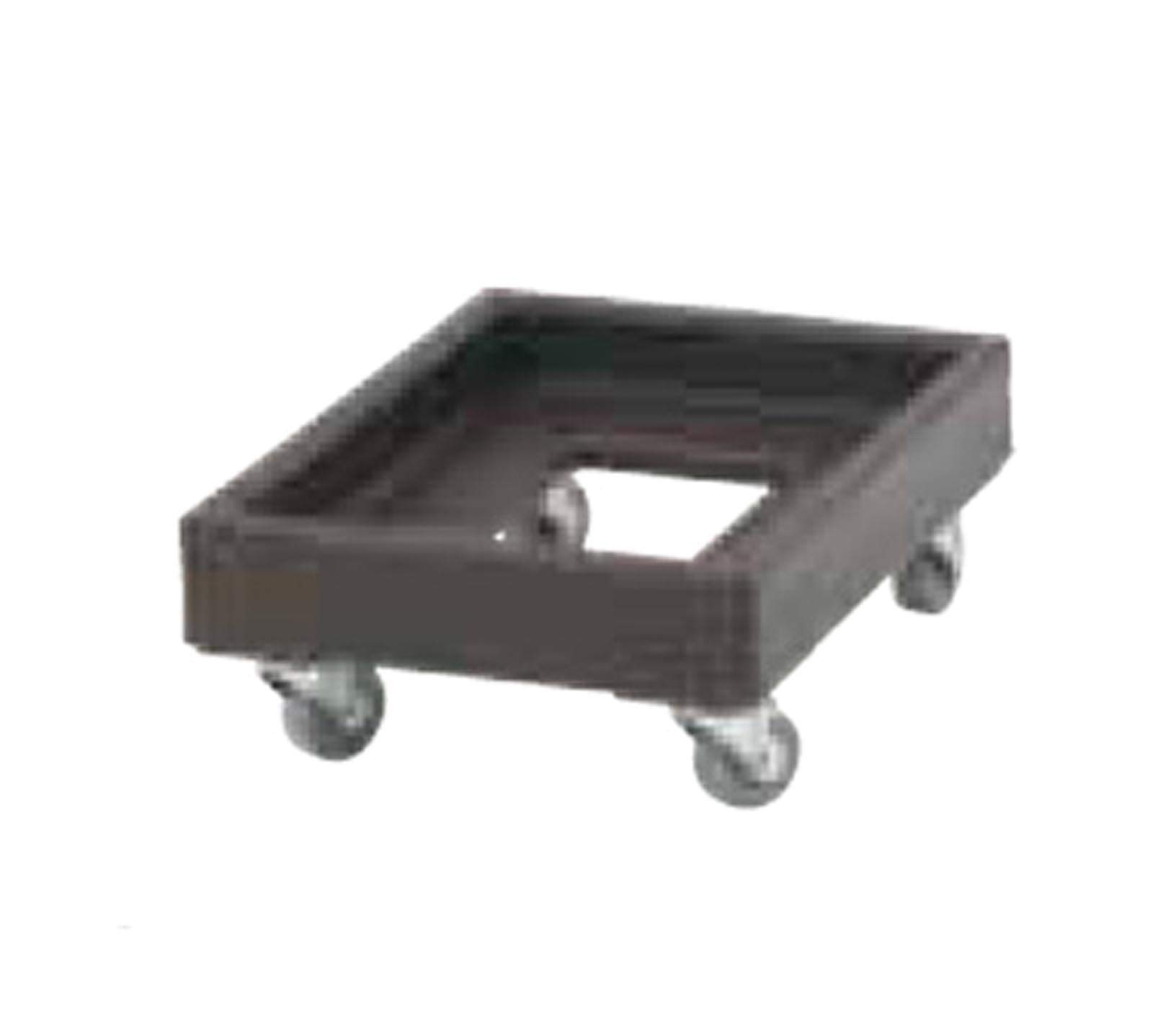 CD1420 Milk Cooler Crate Dolly Single Unit by Cambro – Plastic, Black, Model 0099511202300