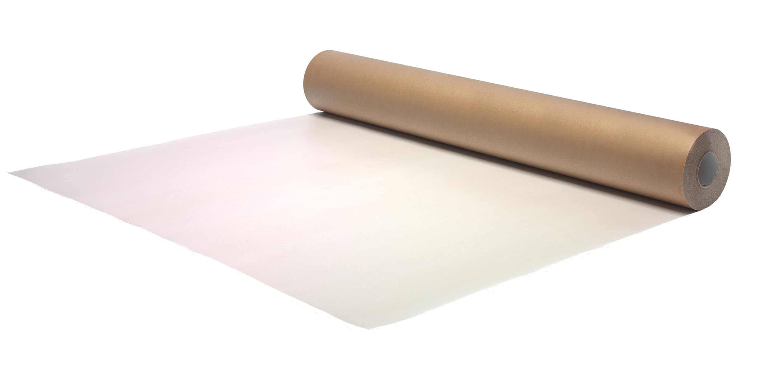 Alfombra de yeso de cartón resistente blanco/marrón, 50 m², protección para suelos laminados, para todas las superficies, durante la construcción y renovación, 220 g/m², 1,30 m de ancho