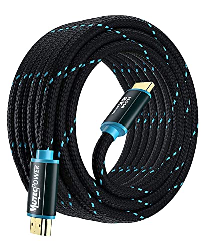MutecPower Ultra High Speed 7.5 Meter HDMI 2.1V cable 48Gbps, 8K@60Hz & 18Gbps, 4K@120Hz with HDR, VRR & eARC
