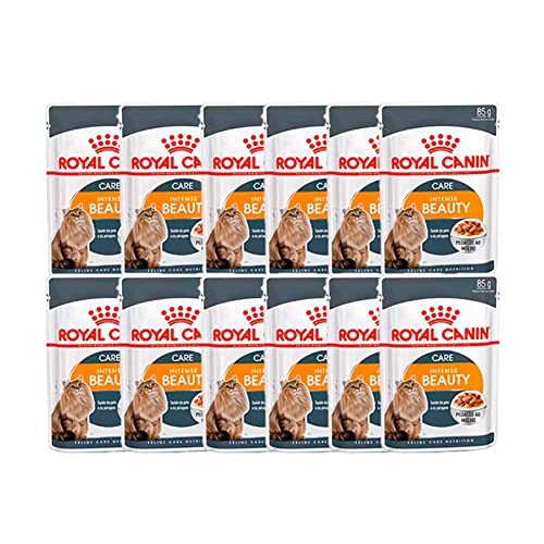 Kit 12 Ração Royal Canin Gatos Intense Beauty Sachê – 85g