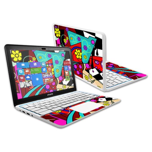 Image of MightySkins Skin Compatible with HP Chromebook 11.6 inch (2014) Touchscreen Sticker Skins Eye Candy