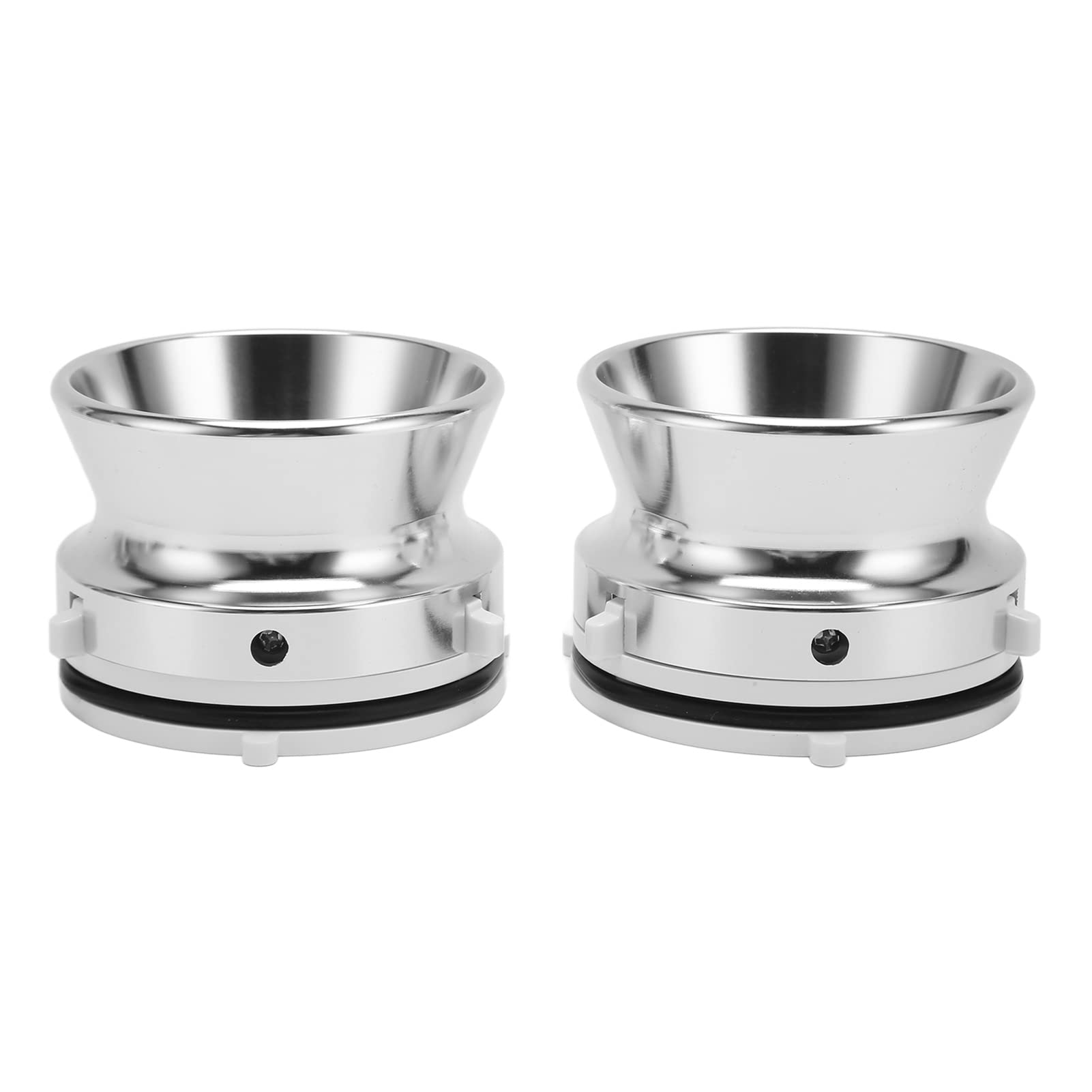 aqxreight Adattatore Hub NAB in Alluminio Set per Studer, Akai e - Dispositivo di Caricamento da 10 Pollici Universali in Argento e Bianco