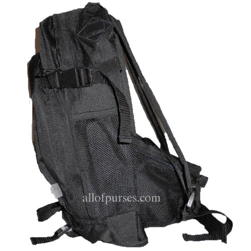 Mochila deportiva negra tipo riñonera LOEM miniatura 6
