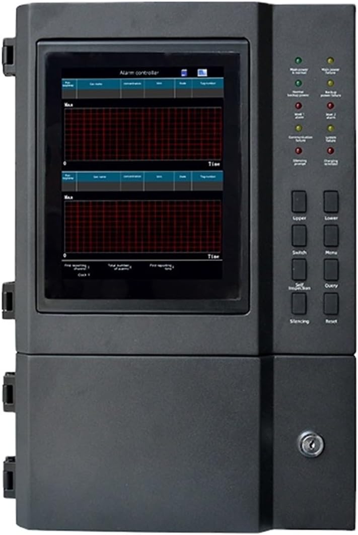 Gas Monitor, S8500 Fixed Multi Channel Gas Detector Controller Use 4-20mA RS485 Signal Fire Control Panel