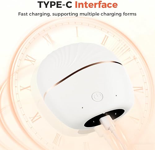 Miniatura 6 de Mini alisadora, cepillo para alisar el cabello portátil recargable, alisador de pelo inalámbrico 2 en 1 y espejo (rosa)