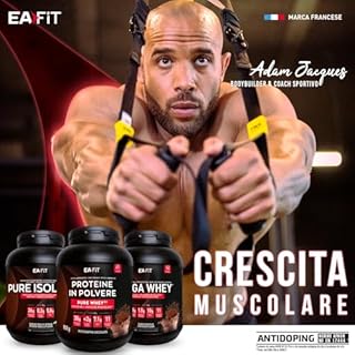 Proteine in Polvere Whey 850 g Gusto Cioccolato | 30 g per Shaker Proteine | Whey Protein Concentrate e Isolate | BCAA + L-Glutammina + Taurina | Integratore per Massa Muscolare | Con 11 Vitamine