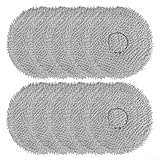HpLive 4/10 Stück Mikrofaser Wischpads für Staubsaugerroboter für DJI für ROMO S/A/P, waschbar und wiederverwendbar Wischmopps(10 PACK)