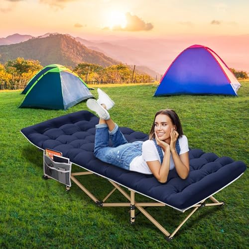 Camping-Cot-450LBSMax-Load-Portable-Folding-Outdoor-Bed-with-Carry-Bag-for-Adults-Kids-Heavy-Duty-Cot-for-Traveling-Gear-Supplier-Office-Nap-Beach-Vocation-and-Home-Lounging-Grey02bed