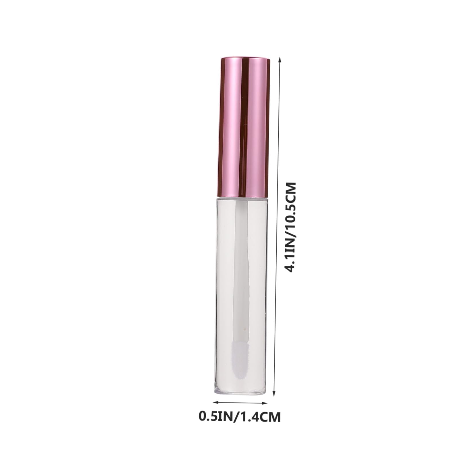 10ml Klare Lippenbalsamflaschen Abs Reise Lipgloss Tubes Transparent Wiederverwendbar 40 Stück