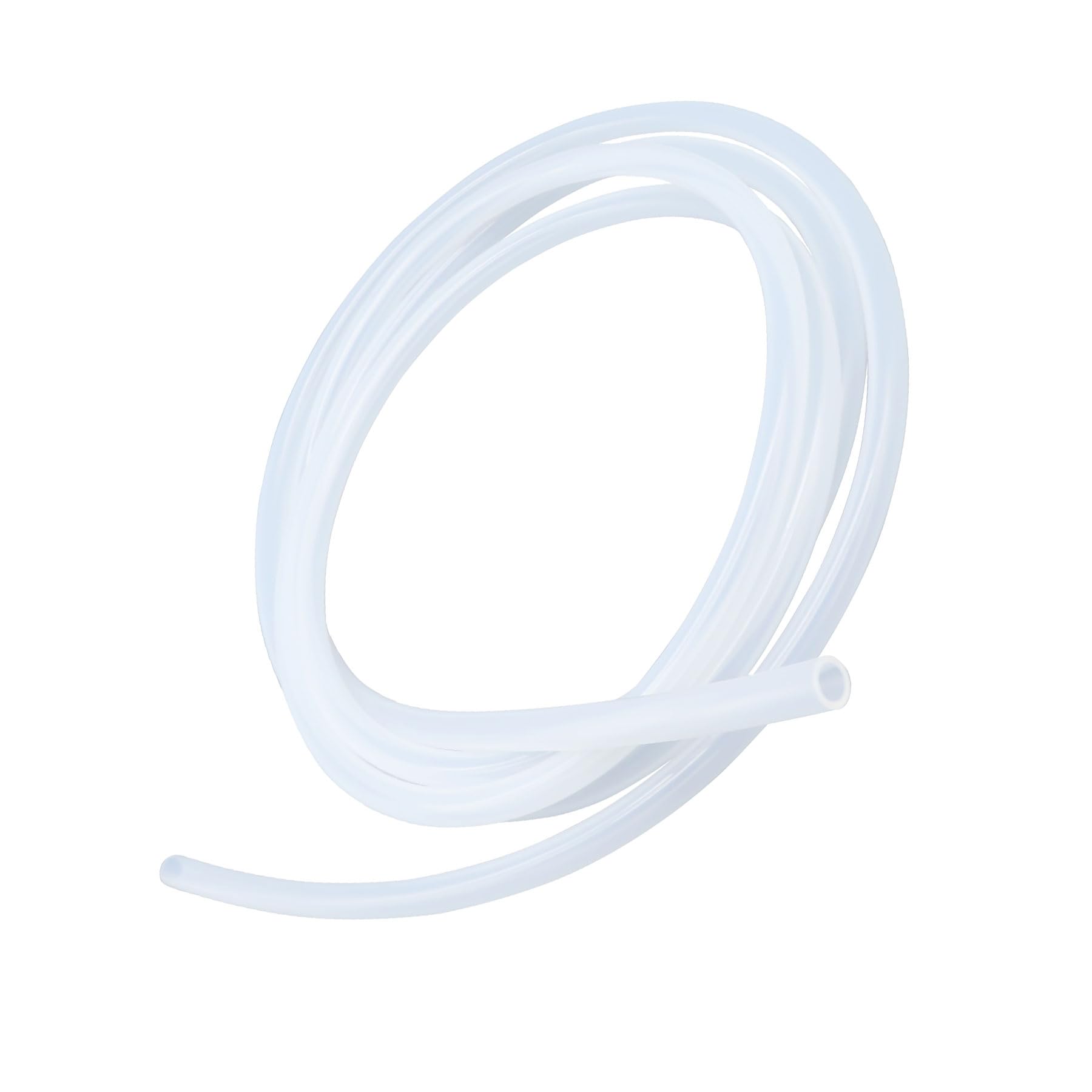 LAVMHAB Clear Silicone Tube Food Grade Hoses Size 10mm x 14mm, Length 4m (13.1ft), Thickness 2.0mm, Flexible Rubber Silicone Tubing for Air Hoses Water Pipes