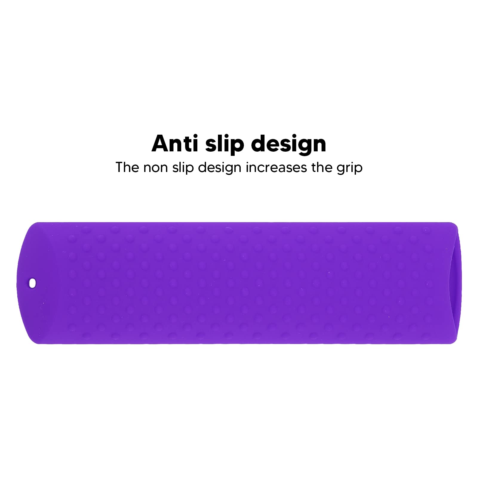 Acouto Funda Protectora de Silicona para Control Remoto Fire TV Stick 4K 2018, Cubierta Antideslizante a Prueba de Golpes para Uso Doméstico (Purple)