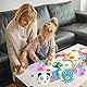 Aszaui 10 Stück DIY Nähset Kinder,Tiere Nähen Bastelset für Kinder ab 6 Jahre, mit Füllwatte, Plastiknadeln, Gefüllte Filz Plüsch Ornamente für Handwerk