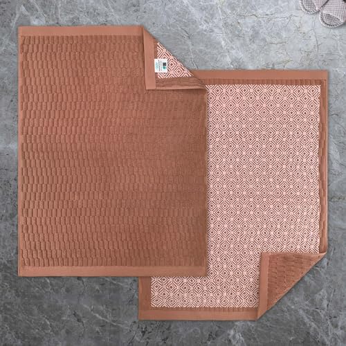 VOOVA & MOVAS ���b�h ���u�t�� ���O�W���A���[ 850 GSM �o�X�}�b�g�Z�b�g (2���p�b�N�A60.96cmx81.3 cm) - ������z�e���i���R�b�g���A����~��&�z���� �����A�V�����[�A���ʉ��ϑ�p