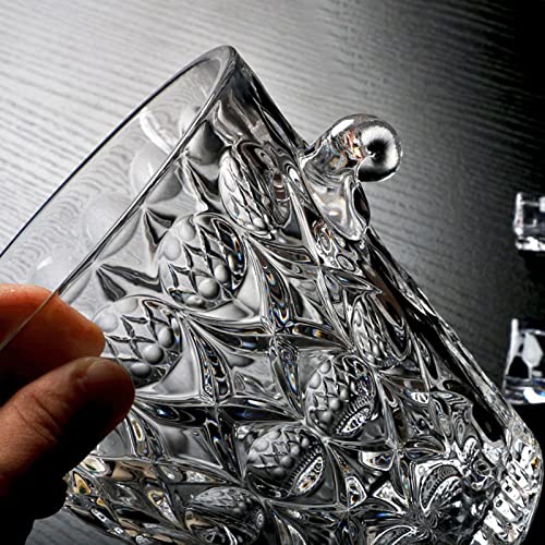 Cubo de hielo de cristal con acabado gota de agua, la champanera de 1.5L ideal para vino 4