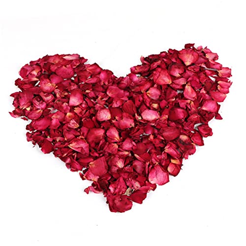 Ciieeo Pétalos de Rosa Secos Paquete de 100 G Pétalos de Flores para Baño de SPA para Decoración con Pétalos de Rosa