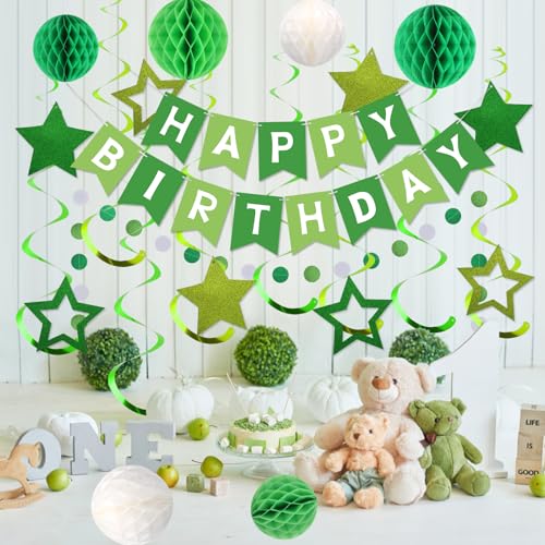 Image of meowtastic Birthday Decorations Happy Birthday Banner with Honeycomb Balls