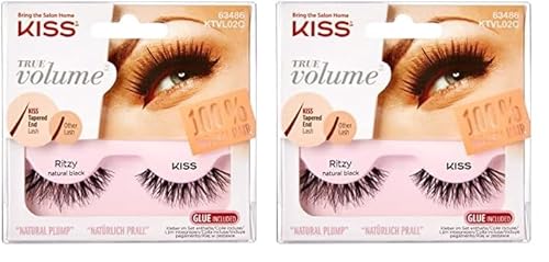 KISS True Volume Lash, Ritzy (Pack of 2)