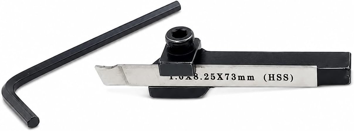 Mini Lathe Cut Off Parting & Grooving Tool older With HSS Parting Blade (Set of all 3 Parting Tool Holders 8,10,12 mm)