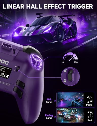 AOC PC Controller with Interactive Screen, Hall Effect Sticks & Triggers — view 3