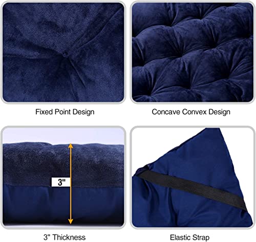 REDCAMP XL Cot Pads for Camping,Extra Thicker Velvet Cotton Cot Mattress by REDCAMP - Image 5