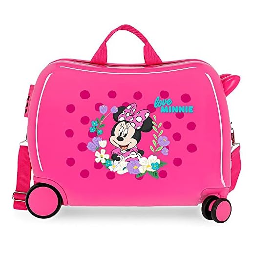 Disney Minnie Minnie Golden Days Maleta Infantil Rosa 50x38x20 cms Rígida ABS Cierre de combinación lateral 38 1,8 kgs 4 Ruedas Equipaje de Mano
