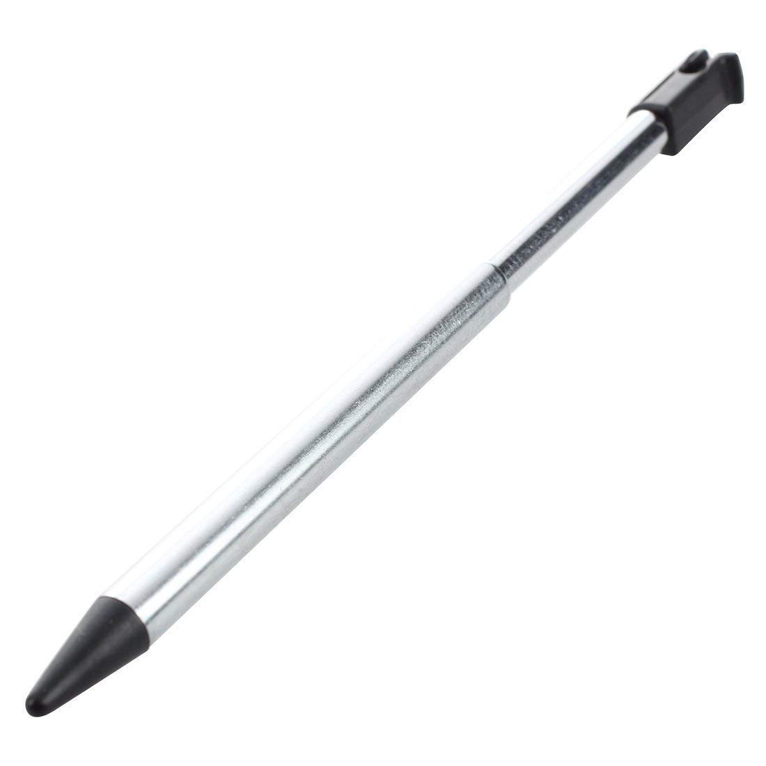 3 Piezas Ajustable Plata Pluma Tono Negro plástico Stylus para Nintendo 3DS Universal retráctil Pluma