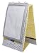 C.R. Gibson QFR3-14117 Vanderbilt Vertical Recipe Keeper Flip Stand, Multicolor