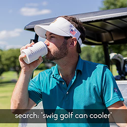 Swig 18Oz Travel Mug, Insulated Tumbler With Handle And Lid, Cup Holder Friendly, Dishwasher Safe, Stainless Steel Insulated Coffee Mug With Lid And Handle (Golf Partee) #TOP6