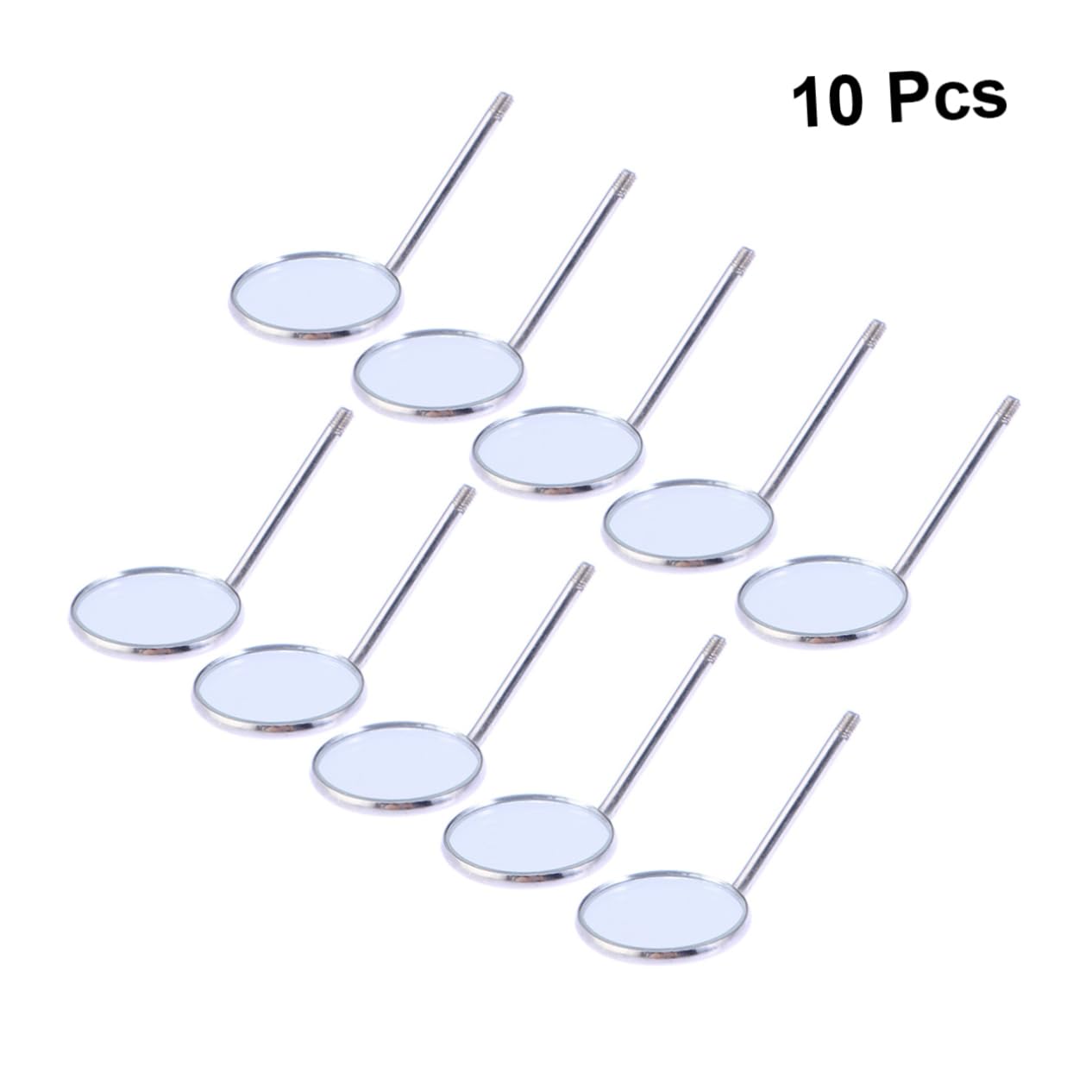 Unomor 10Pcs Professional Oral Cavity Examination Mirrors Replacement Tools for Home and Clinic Use Lightweight and Safe Inspection