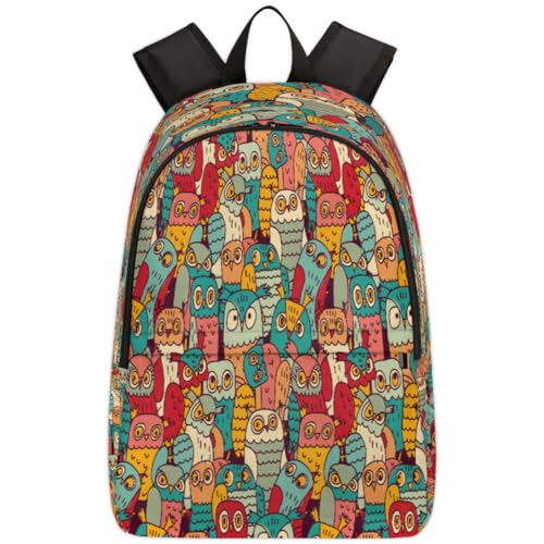 Sac à dos enfant fille garçon TropicalLife chouettes contre le désordre
